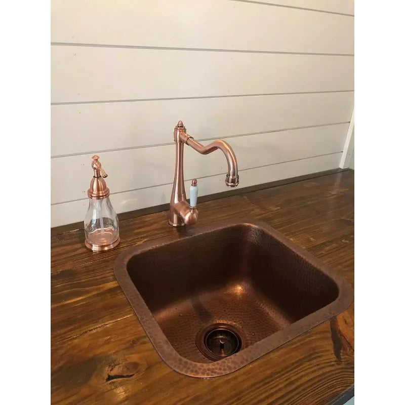 Kitchen Faucet Sink Swivel Single Hole Mixer Tap Copper