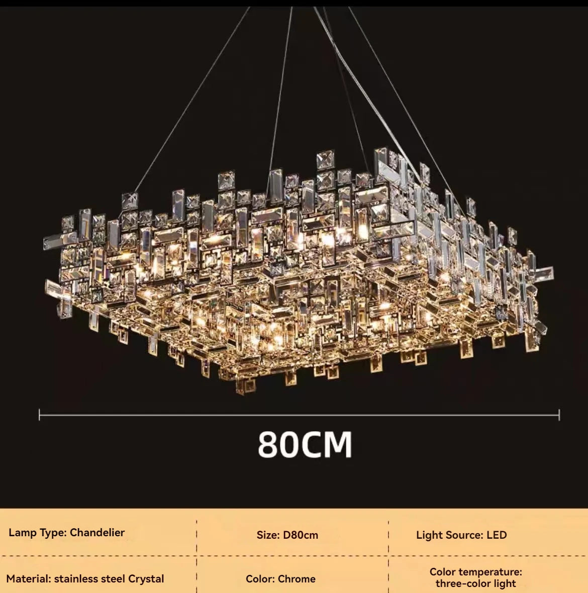 Modern Luxury Crystal Chandelier