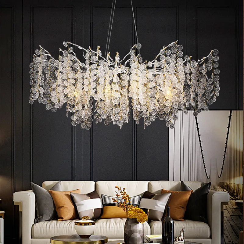 Nordic Industrial Modern Chandeliers for Living Room Dinning Hotel Hall Tree Branch Pendant Lamps Indoor Lighting Lustre Fixture