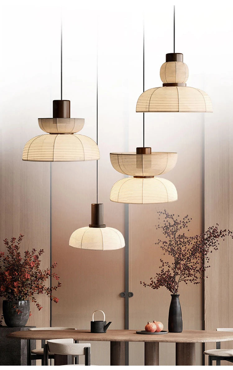 Wabi-Sabi Japanese Style Homestay Ceiling Lamp