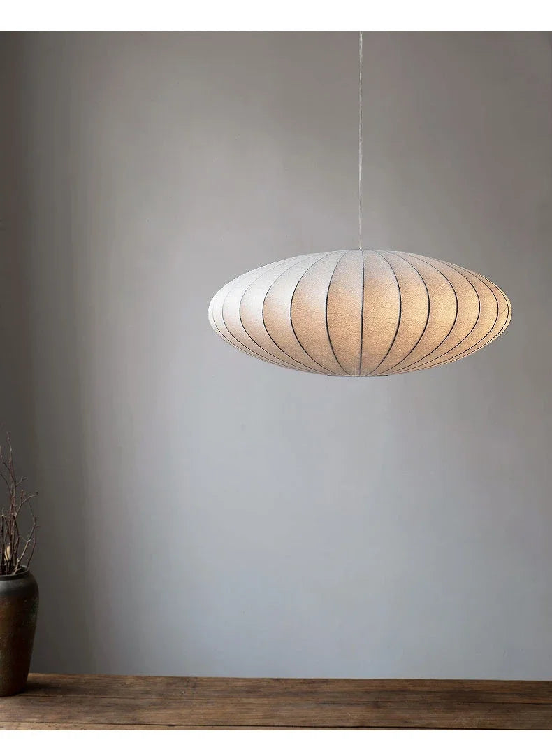 Handmade Japanese Apartment Silk Pendant Chandelier