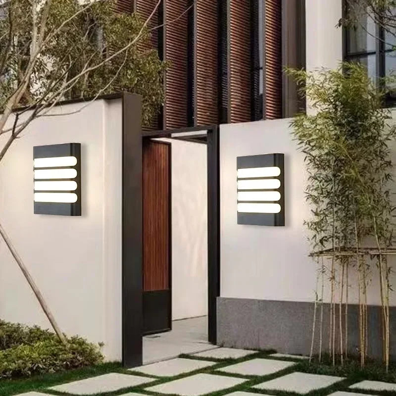 Modern LED Wall Lamp Outdoor Waterproof Wall Sconce