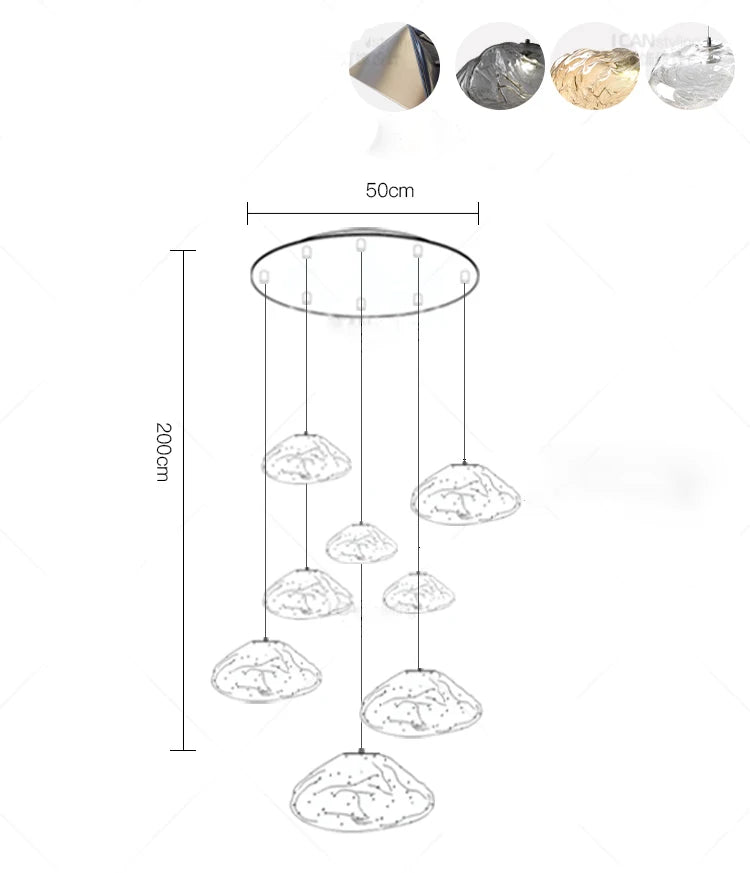 Nordic home decor Chandeliers for dining room lustre pendant lights hanging lamps for ceiling Light fixture indoor lighting
