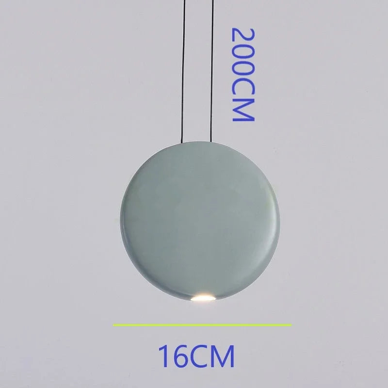 Scandinavian chandelier Dining room Coffee Shop Bar Kitchen Island Chandelier minimalist Moon lamp Crescent pendant lamp