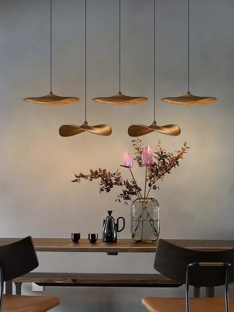 Designer Chinese Log Craft Chandelier