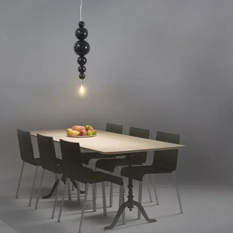 Black Metal Bubble Luxury Ceiling Pendant Lamp