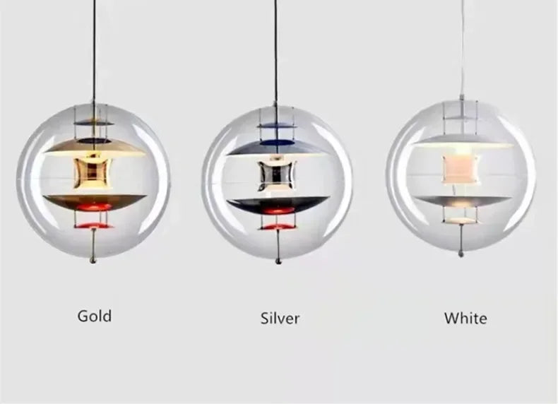 Danish Personality Spherical Planet Lamp Creative Nordic Cafe Tea Restaurant Bar Designer Chandelier