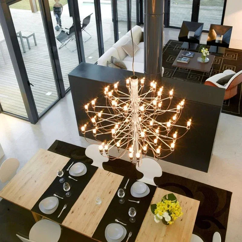 Italian Luxury Tree Branch Suspension Lamp Chandelier