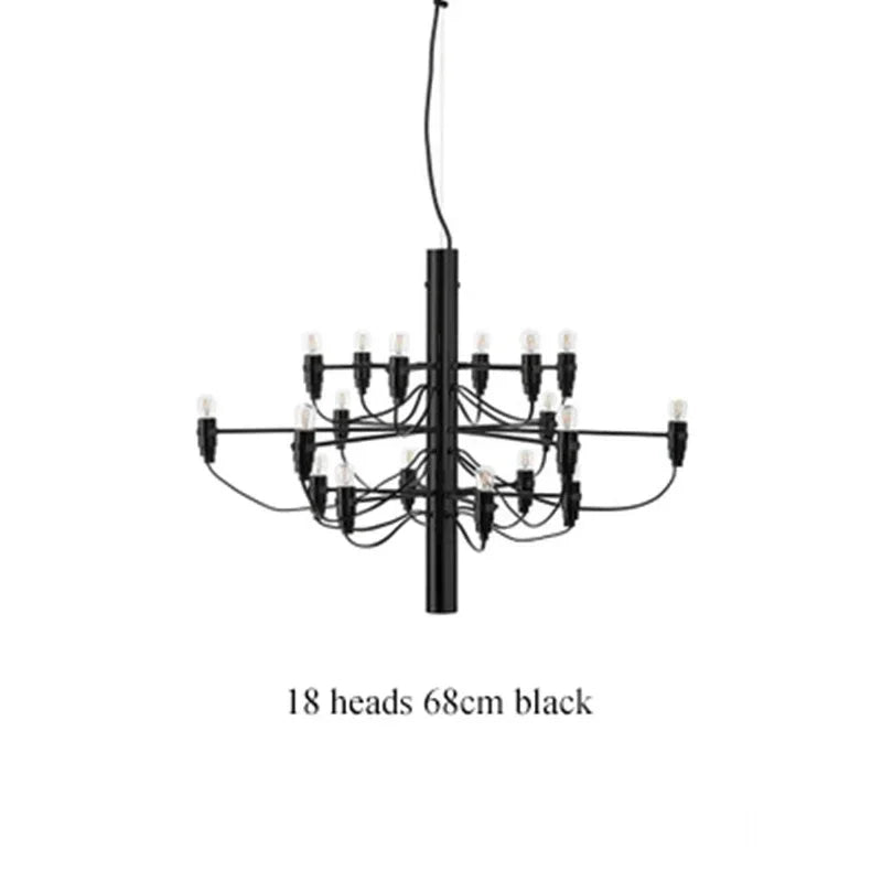 Italian Luxury Tree Branch Suspension Lamp Chandelier