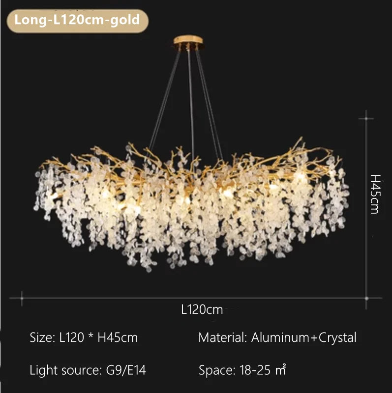 Nordic Industrial Modern Chandeliers for Living Room Dinning Hotel Hall Tree Branch Pendant Lamps Indoor Lighting Lustre Fixture