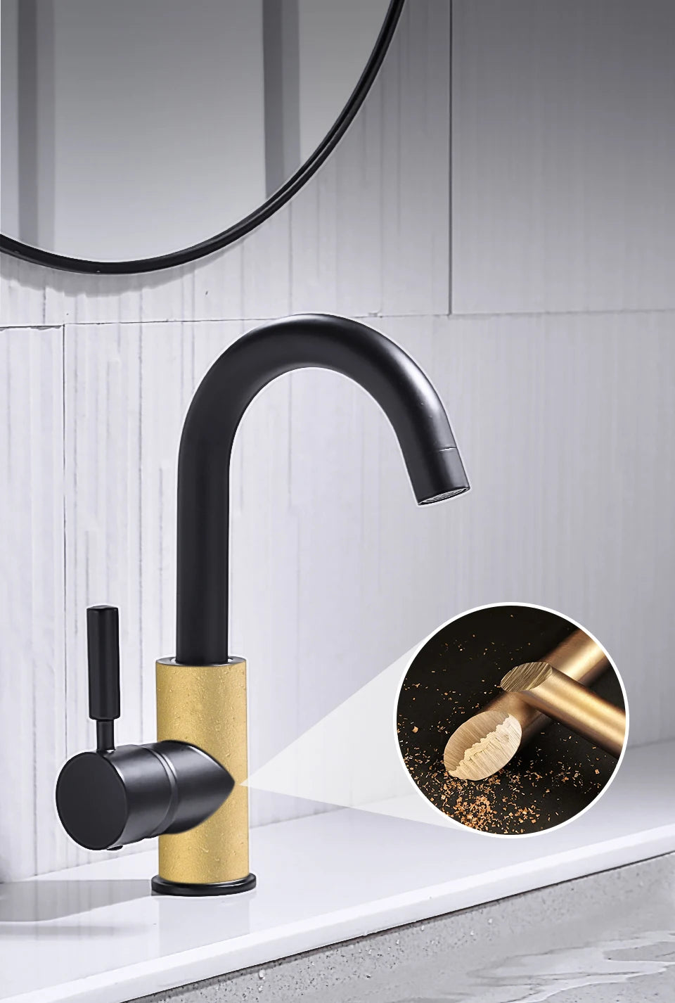Brass Black Bathroom Basin Faucet Cold And Hot Water Mixer Sink Tap Nickel Brushed Gold Rose Bronze Taps with Pop Up Drain