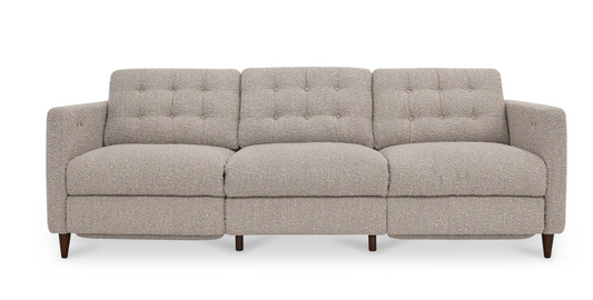 Bridgers Power Recliner Sofa Tan Leather