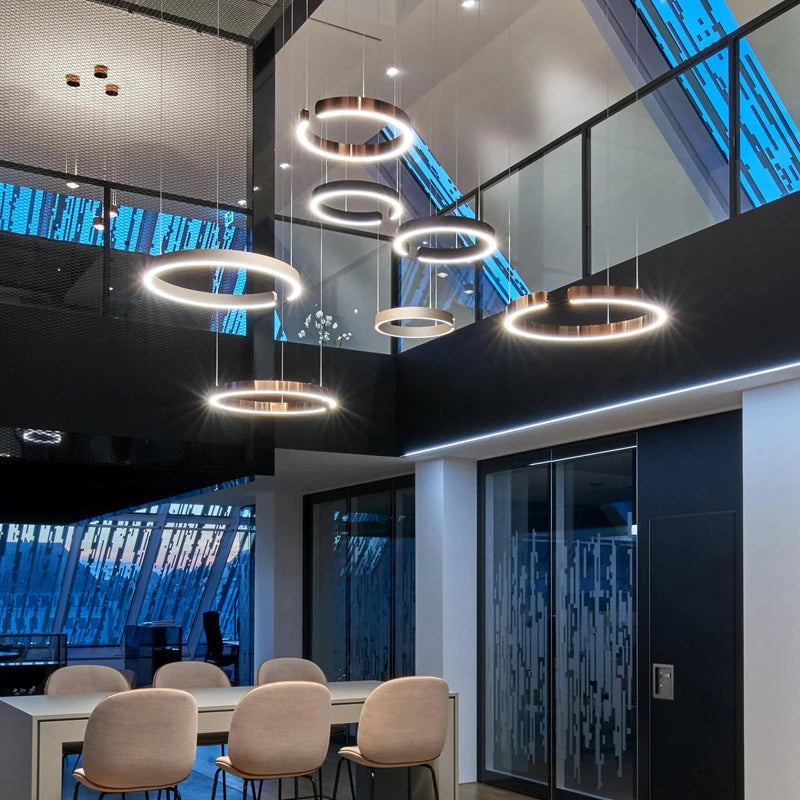 Nordic Ring LED Pendant Lamp Dimmable