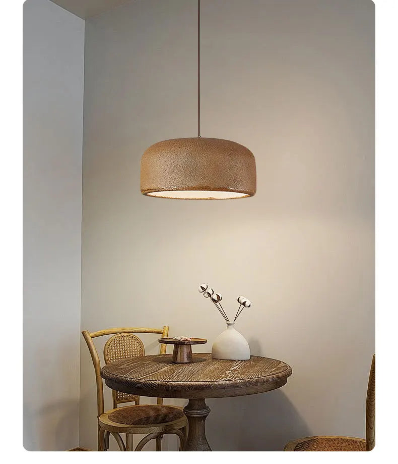 Nordic Bar Wabi Sabi E27 LED Pendant Lamp Loft Minimalism LED Pendant Lamp Cord Pendant Lamp for Bar Restaurant Lamp Lights