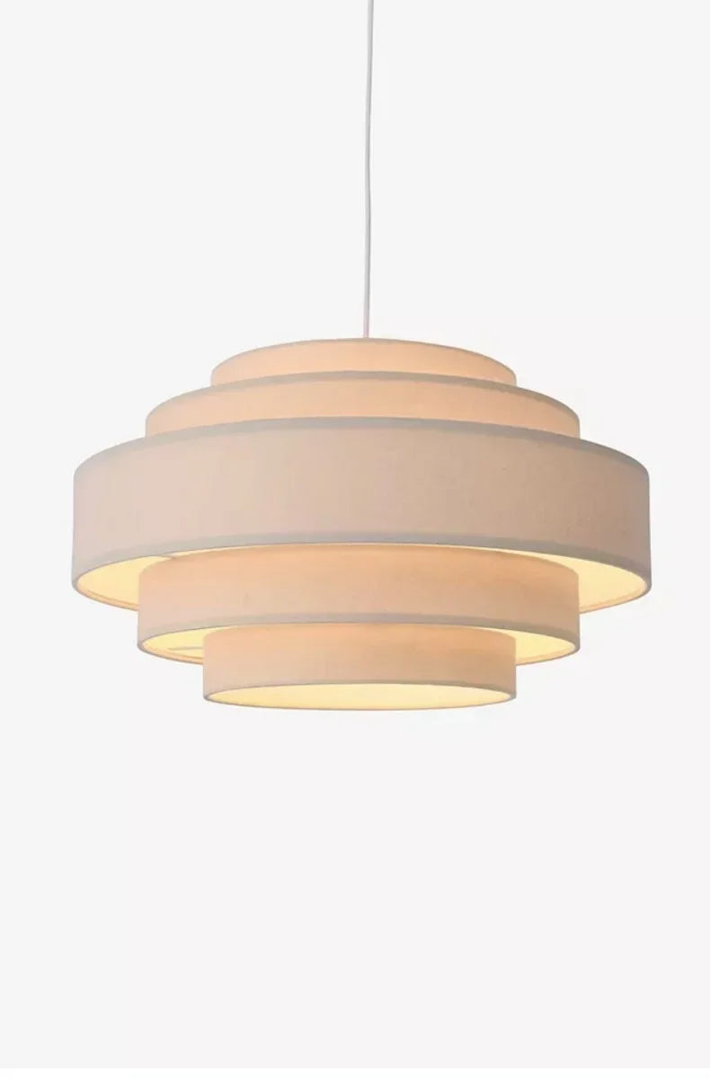 Nordic Fabric Pendant Light Wabi Sabi Led Chandelier for Living Room Bedroom Home Decor White cloth Pendant lamp