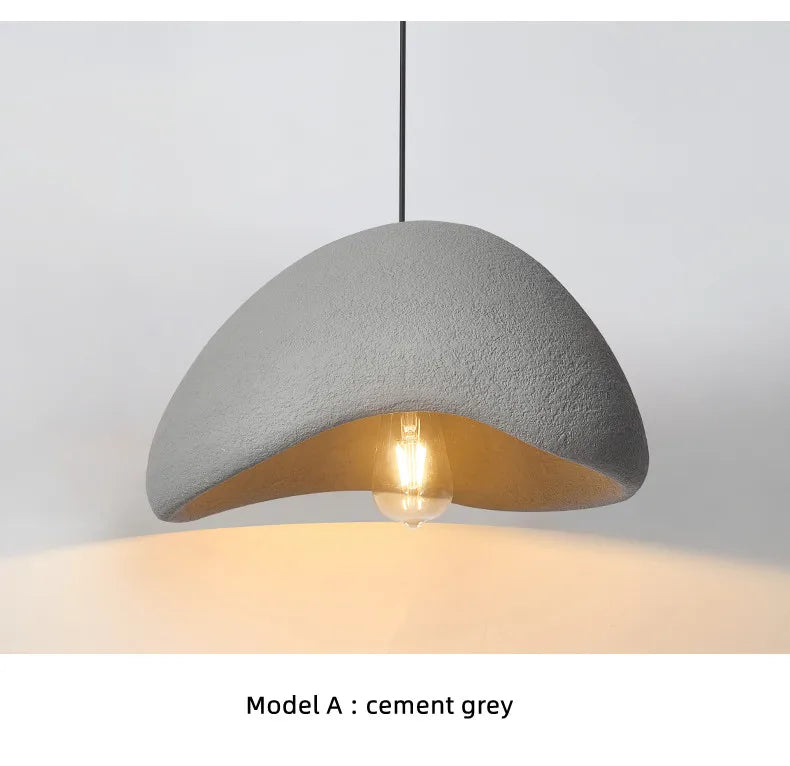 Wabi Sabi LED Pendant Lights for Living Dining Room Bedroom Restaurant Loft Decor Hanging Chandelier Art Suspension Luminaire