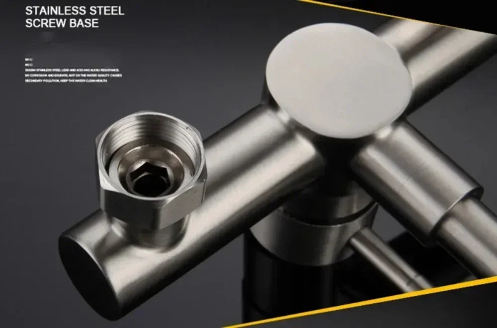 Kitchen Faucet Hot and Cold Water Household Wall Mounted Tap Bathroom Faucet Shower Faucet Bathroom Accessories