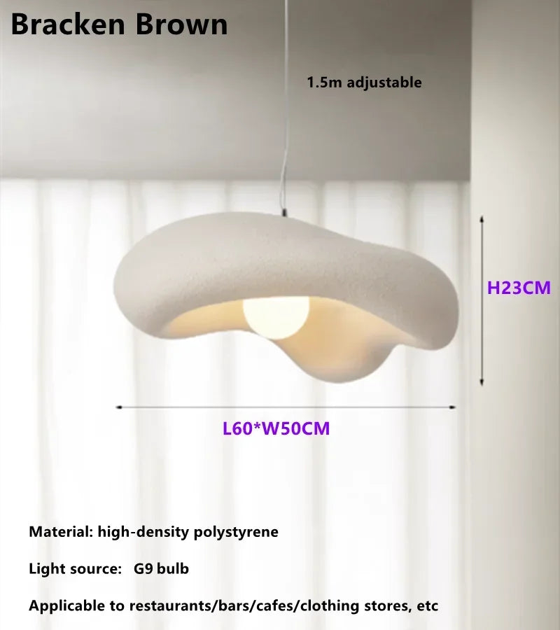 Wabi-Sabi Minimalist Nordic Pendant Lights New LED Chandelier for Bedroom Bar Table Homestay Decor Cafe Hanging Light