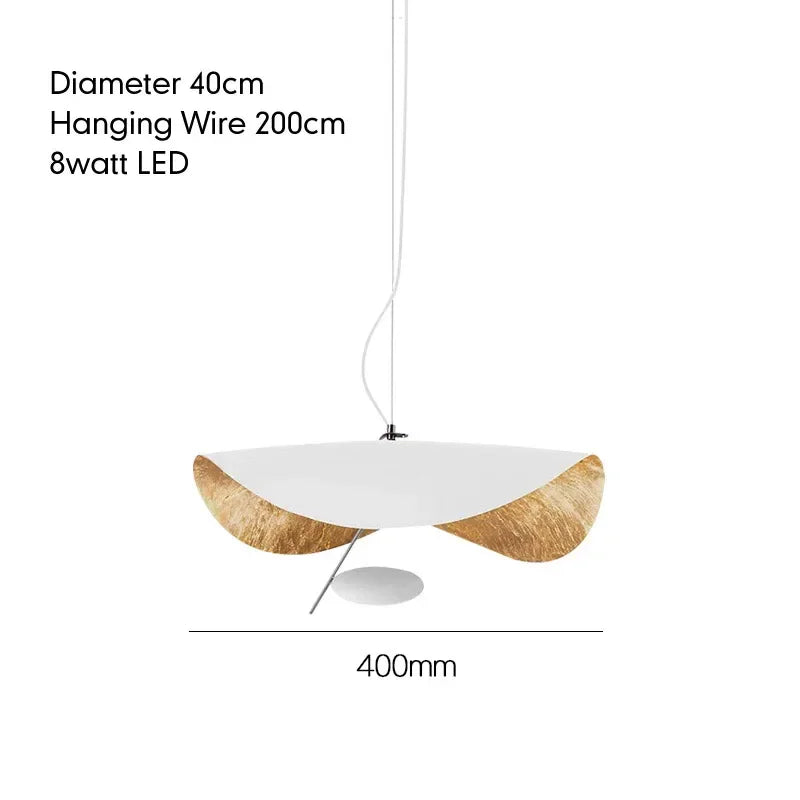 Italian Creative Lotus Leaf Art LED Pendant Lamp