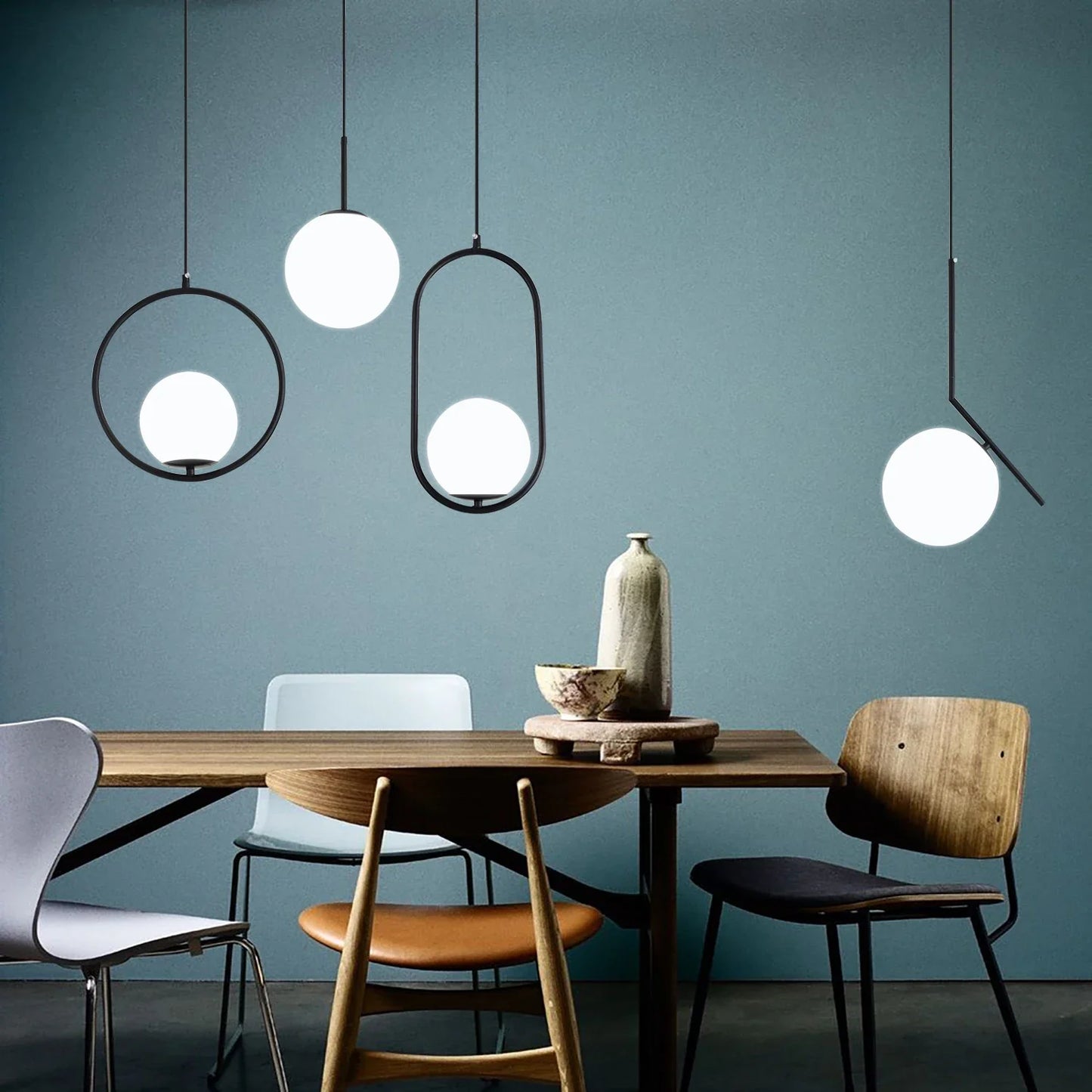 Modern Glass Ball Pendant Lights