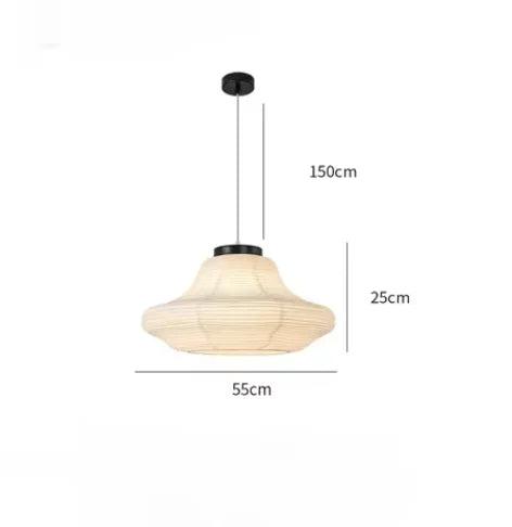 Noguchi pendant light Dining Room Rice paper lantern light for Restaurant Decor kitchen island Wabi-sabi loft shop hanging light
