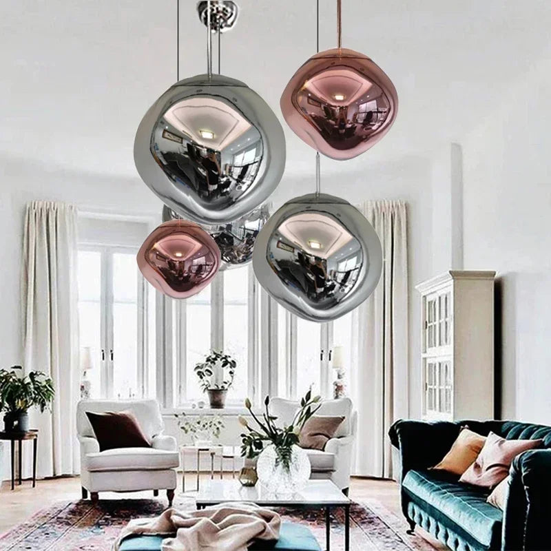 Nordic Lava Glass Chandelier