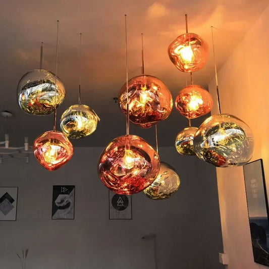 Nordic Lava Glass Chandelier