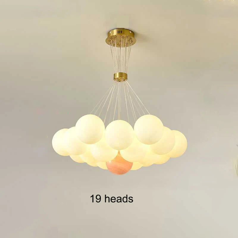 Nordic Planet 3D Moon Ceiling Chandelier