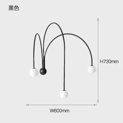 Nordic Retro LED Iron Ceiling Chandelier