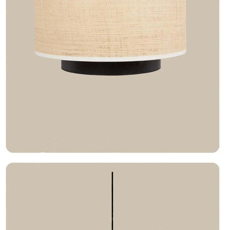 Margin Pendant Japanese Linen Cloth Lamp