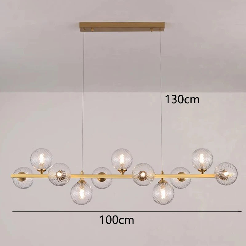 Modern Remote Dimmable Chandeliers