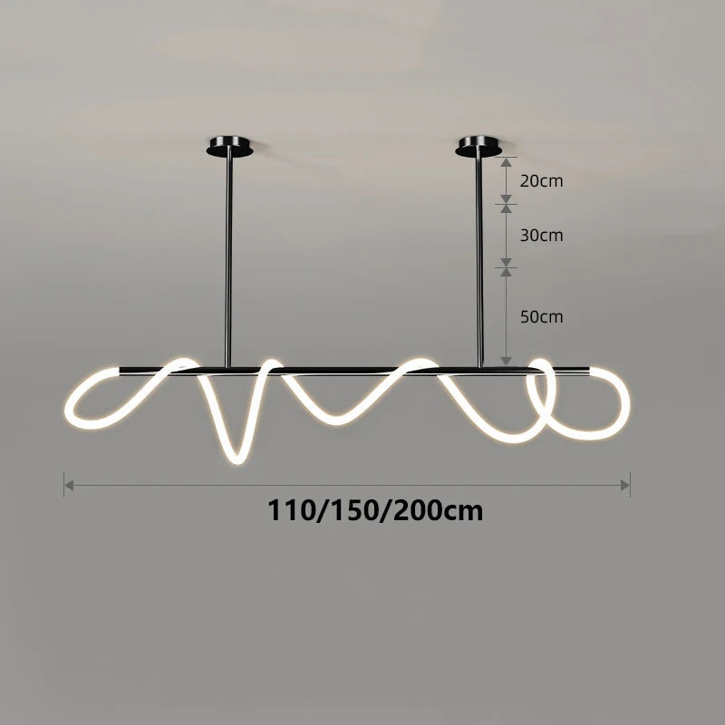 Modern art home decor led lights pendant light lamps for living room Chandeliers for dining room hanging light indoor lighting