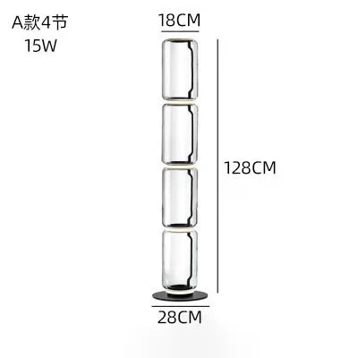 Noctambule Pendant light Nordic glass hanging light for Dining Room Designer lamp Home room decoration Noctambule Floor Lamp