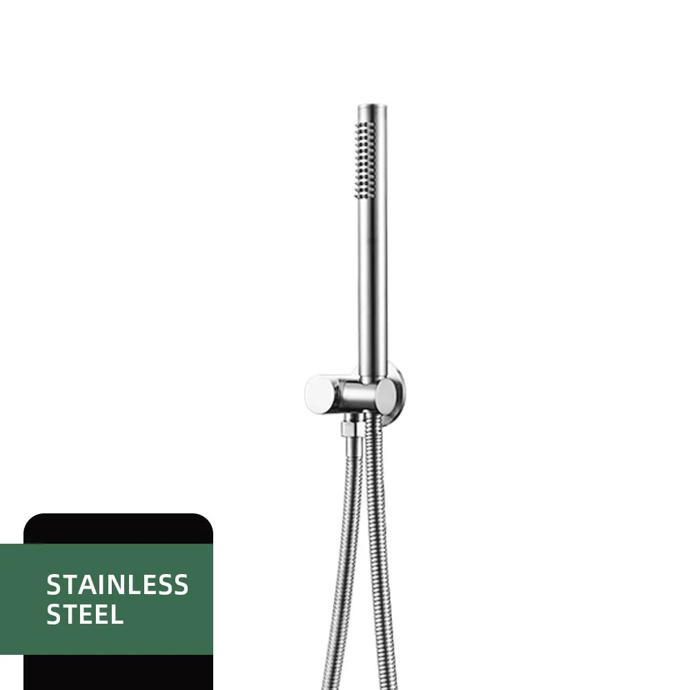 Smesiteli Brass Brushed Gold Wall-Mounted Hand Shower Head With Water Outlet Bracket Replacement Tap Bathroom Faucet