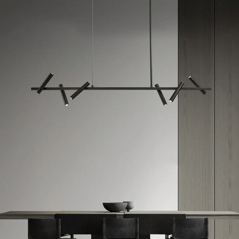Modern Black Linear LED Lights