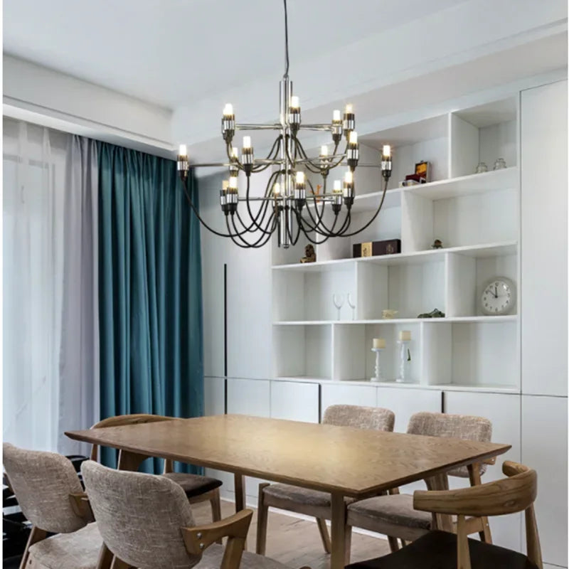 Italian Luxury Tree Branch Suspension Lamp Chandelier
