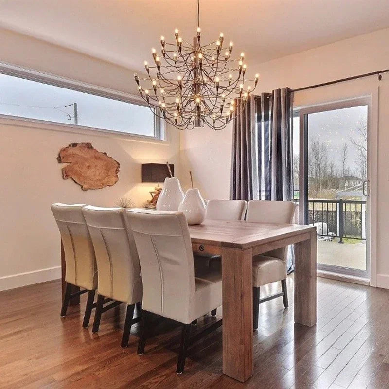 Italian Luxury Tree Branch Suspension Lamp Chandelier
