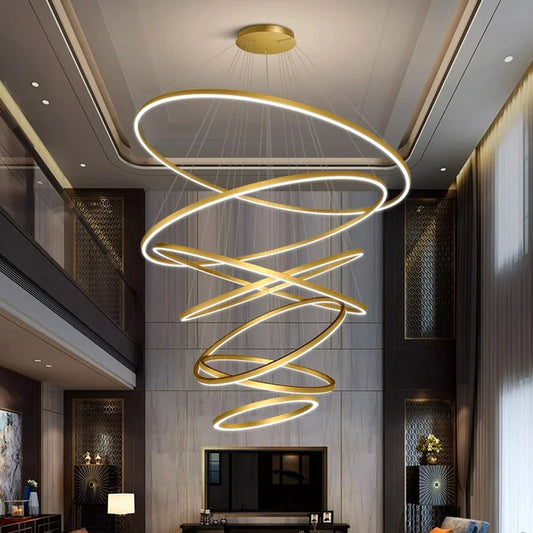 Vintage Ring Pendant Ceiling Lamps