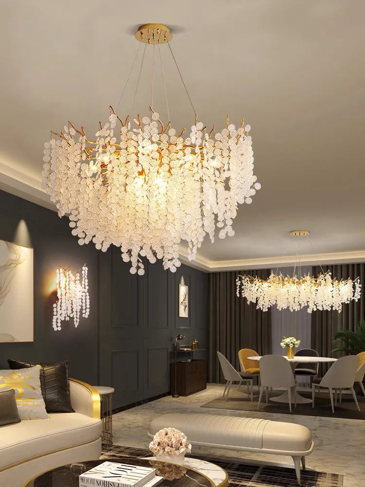 Nordic Industrial Modern Chandeliers for Living Room Dinning Hotel Hall Tree Branch Pendant Lamps Indoor Lighting Lustre Fixture