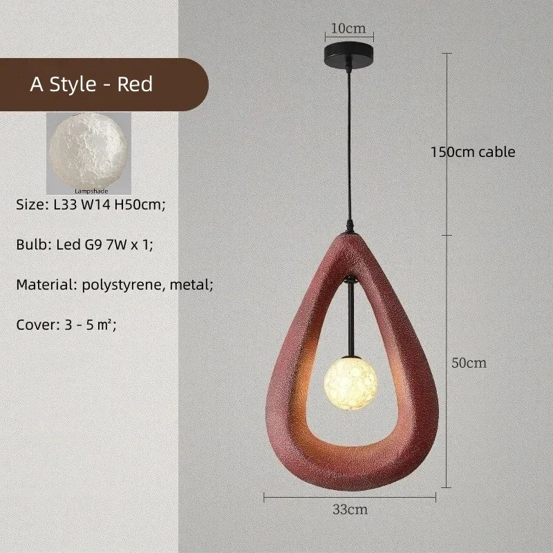 Nordic White Grey Pendant Lights  Led Hanging Lighting Minimalism Suspend Bedroom Home Decor Indoor Lamps Fixtures G9 Lamp Bulb