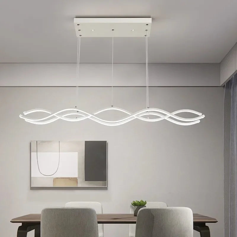 Nordic Style Minimalism Led Pendant Lights for For Living Dining Room Coffee Tables Kitchen Chandelier Home Decor Light Fixture
