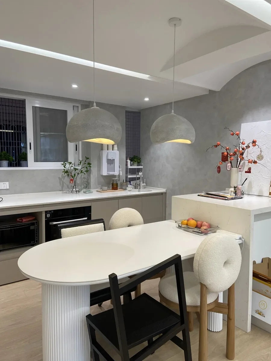 Minimalist Wabi-Sabi LED Chandeliers