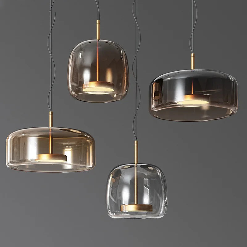 Nordic Glass Cover LED Pendant Lights
