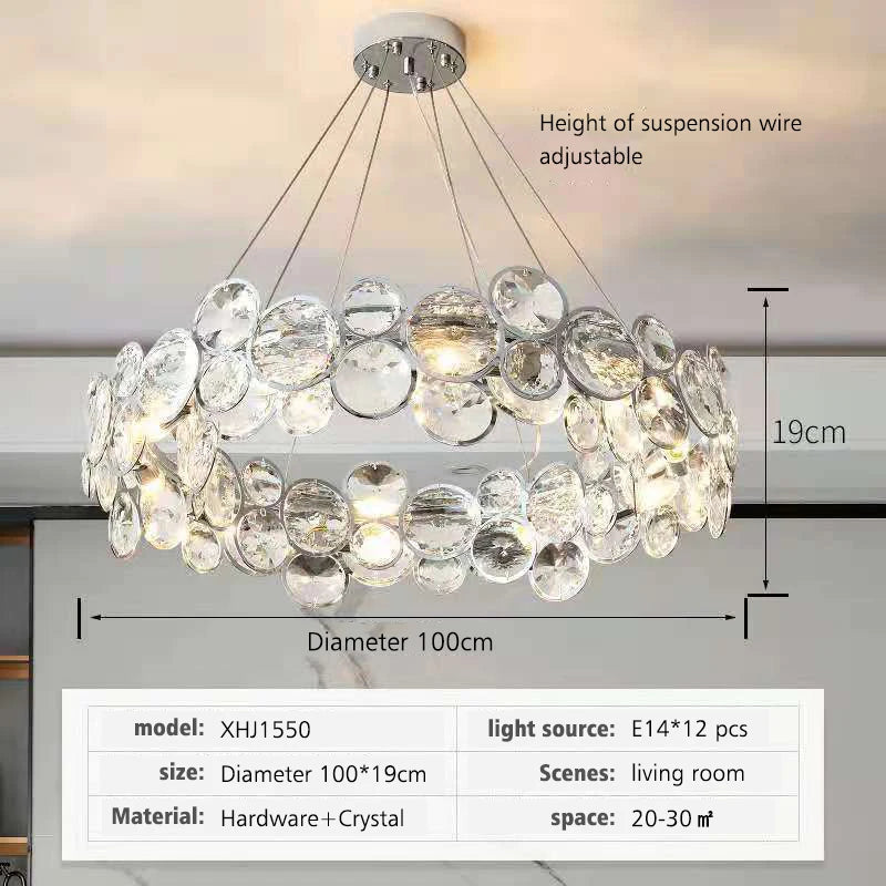 New Modern Luxury K9 Crystal Chandeliers