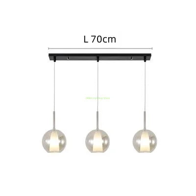 Italian Luxury Glass Bubble Pendant Lights Restaurant Staircases Bedside Chandeliers LED Household Decorative Lighting Fixtures