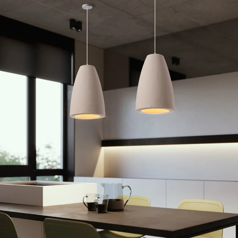 Modern Wabi-Sabi Minimalist LED Pendant Light Chandelier