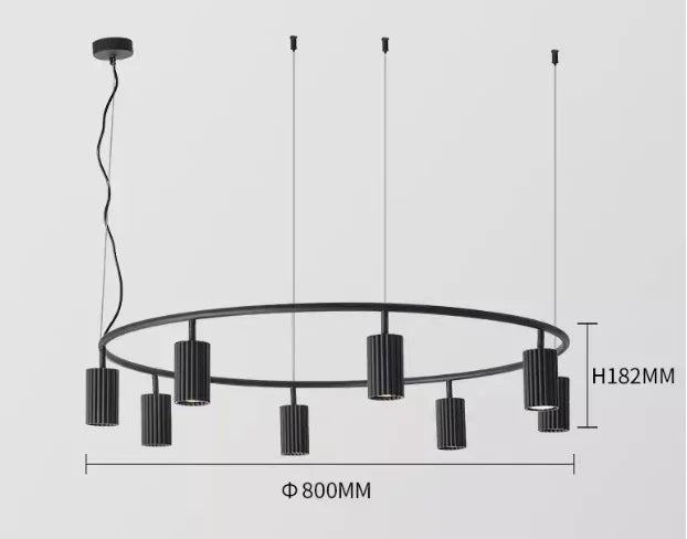 Nordic Brief Spot Chandelier Lighting Designer Rotatable Lights Fixture/Suspension For Living Room/Bedroom/Dinning Room