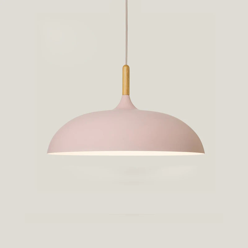 Minimalist Wood & Aluminum Modern Pendant Lamps