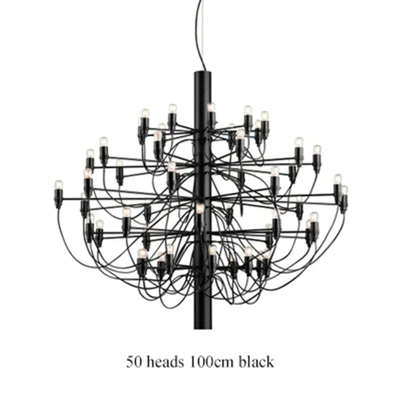 Italian Luxury Tree Branch Suspension Lamp Chandelier