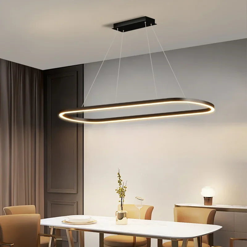 Modern Pendant Lamp LED Hanging Chandelier for Living Dining Room Bedroom Restaurant Home Decor Indoor Lighting Fixture Lustre